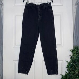 We The Free Black Marion High Waisted Denim Jeans Size 28